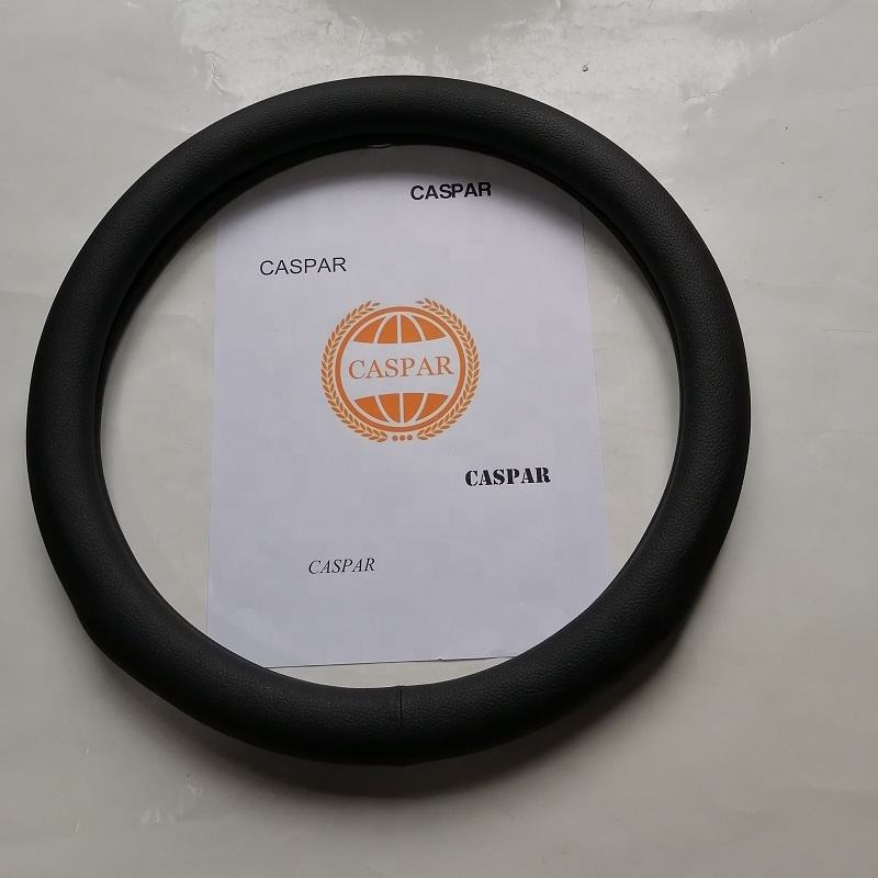 Universal Skoda Steering Wheel Cover - Leather, Carbon Fiber, Custom Logos | CASPAR